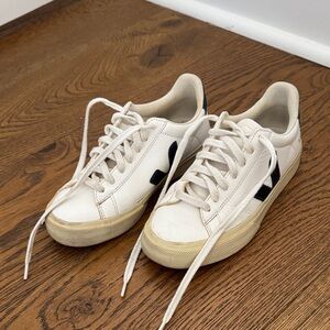 Veja Campo White Navy Sneakers size 36